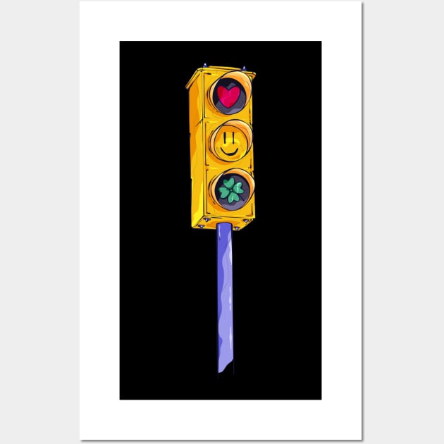 Traffic Light Wall Art by carolindiamanti